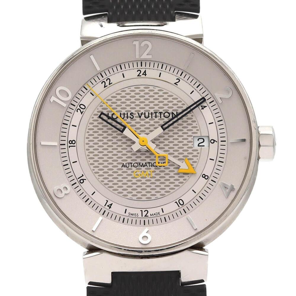 Louis Vuitton Tambour Moon GMT Q8D31 SS Automatic Watch